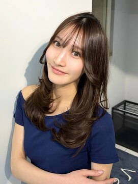 ヴェイン 渋谷(vain) ナチュラルブラウンシースルーくびれレイヤー