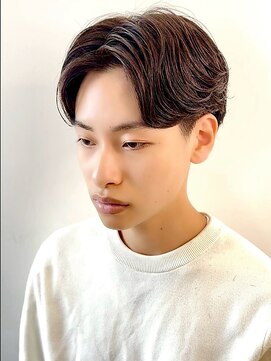 イーストハムアネーロ(EAST HAM anello) メンズカット/センターパート/ショート/ブラウン