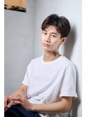 men's/メンズ/リバースセンターパート/ニュアンス/ダウンパーマ