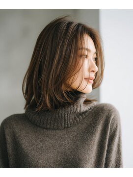 バグズ ヘアデザイン 桔梗が丘店(Baguz HAIR DESIGN) 艶ミディ×まとまる美髪ストレート