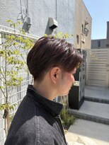 ザ ブライト バーバー(The BRIGHT BARBER)&nbsp;レッドブラウンカラー/フェザーパーマ/10代/20代/30代/宮城/仙台
