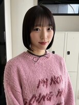 エイチ(811)&nbsp;ウルフボプ裾カラーボブウルフシルバーアッシュ天使の羽バング