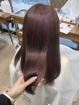 アクシス ナゴヤ(AXIS NAGOYA) ダークパープル/ナチュラルショート/夏のヘアアレンジ/名古屋駅