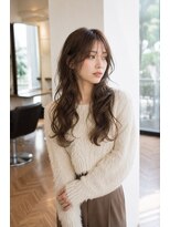 バグズ ヘアデザイン 桔梗が丘店(Baguz HAIR DESIGN)&nbsp;韓国風くびれレイヤーウェーブ透明感グレージュ