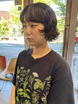 ラミパス(RAMIPASS ladies&gentlemen)&nbsp;顔周りが可愛いニュアンスボブパーマ