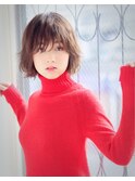 外国人風うざバング♪ショートボブ2 ハイライト 恵比寿