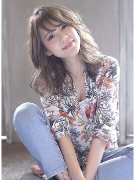 ナナナ パレナ 大津膳所店(nanana parena) 2wayバング×ベージュカラー×レイヤーシースルー