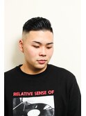 七三オールバックかき上げヘアコンマヘア143