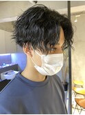 ツイストスパイラル/スパイラルパーマ/かき上げヘア/ツイスト