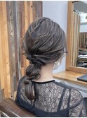 【ヘアセット】ルーズな編み下ろし♪