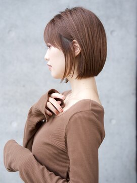 エインアンリー 表参道(AIN.ANLY.) 前髪あり耳掛けボブ20代30代40代【AIN.表参道】川原大地