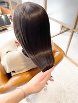 ジーナ セントラル銀座(Zina)&nbsp;ツヤ感カラー＊髪質改善＊ショコラブラウン【ZinaCENTRAL】