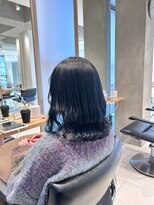 ヘアサロン ガリカ 表参道(hair salon Gallica) 【miko】大人可愛い艶感クリアブラック/寒色カラー/ブリーチなし