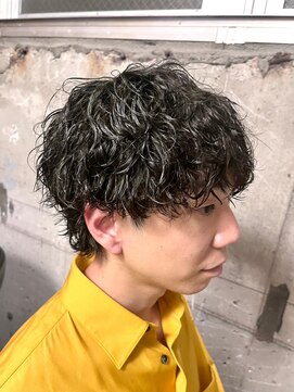 メンズココ 清澄白河店(MENS COCO) ツイストスパイラルパーママッシュメンズパーマ波巻きパーマ