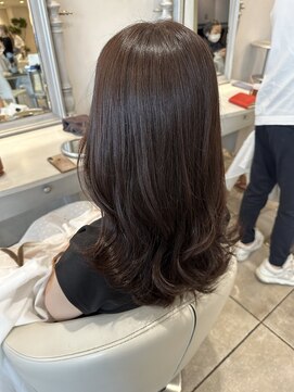 ザックラフィネ(ZACC raffine) ラベンダーグレージュ/秋カラー/暖色カラー/くびれ巻き