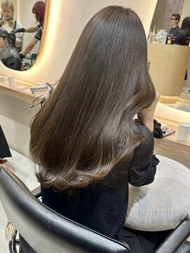 ヒビヲ(HIBIO) ベージュカラー艶カラー白髪ぼかしオージュアくすみカラー韓国