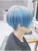 ブルーアッシュ/ネイビーブルーカラー/ブルーバイオレット/