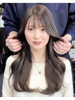 ワン バイ ジ エクト(One by The Ect) 【うるつやが叶う】韓国式髪質改善カラー＆韓国風くびれレイヤー