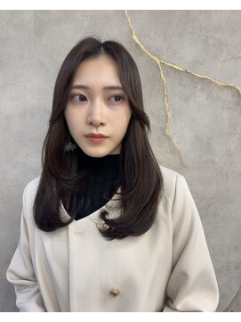 ロンドアヴァントゥス 池袋(Lond aventus) 韓国レイヤー/韓国風/ボブ/髪質改善/黒髪/ブリーチなし〔池袋〕