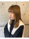ミディアムレイヤースタイル