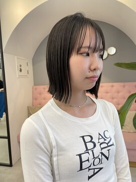 サンド 大阪梅田(sand) @eri_sand_ セミディ/ショートヘア/シアカラー/姫カット[大阪梅