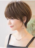 斜めバング/ニュアンスカラー/絶壁解消40代/50代【橋本】
