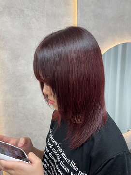 ルノン(LUNON) ボルドーカラー/ワインレッドカラー/ブリーチカラー