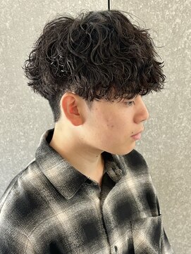 ニアウ 太田店(Niau) 波巻きスパイラルパーマツイストスパイラルパーマメンズマッシュ