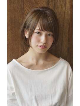 ピープスアンドスー 表参道 渋谷(Peeps&Suu.) ショートボブ丸みカール小顔カット