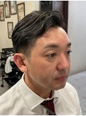【40代 男性】ロンドン七三ナチュラルバック(大宮/バーバー)