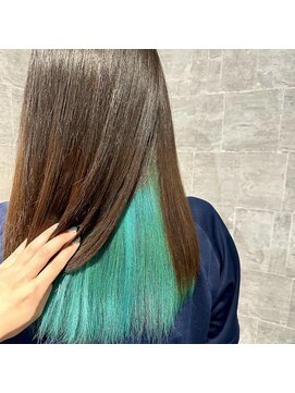 ダブ(DAB) 【ターコイズグリーン】ターコイズ グリーン インナーカラー