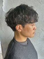 ニアウ 高崎店(Niau)&nbsp;メンズマッシュシャドウパーマ群馬高崎眉毛韓国