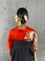 エディット トウキョウ(e.dit tokyo)&nbsp;【MILK/MURIEL macoto】卒業式ヘアセット袴アレンジ