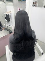 エヌアイ オモテサンドウ(ni omotesando)&nbsp;ブルーグレージュ/赤み消しカラー/ツヤ髪スタイル　上野