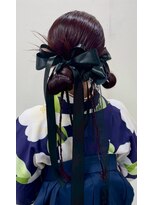 スタイル 横浜(STYLE)&nbsp;卒業式ヘアセットアレンジ/カチモリ編みおろし/ヘアセット