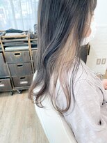 ネオリーブ チロル 横浜西口店(Neolive CiroL.)&nbsp;ホワイトベージュ/赤み消しカラー/見せるインナーカラー【横浜】