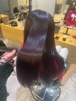 イア バイ ジーナ 渋谷(IA by Zina)&nbsp;艶感ワインレッド♪