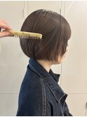 くびれヘアアプリコットオレンジ夏ハイライトカラー