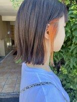 美容室シオン 城東店(sion)&nbsp;オレンジインナーカラー