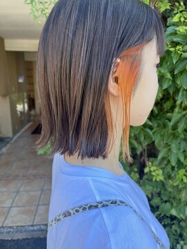 美容室シオン 城東店(sion) オレンジインナーカラー