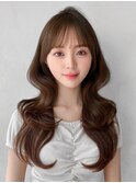 うるツヤ愛されエアリーカール美髪モテ髪ハイライトカラー