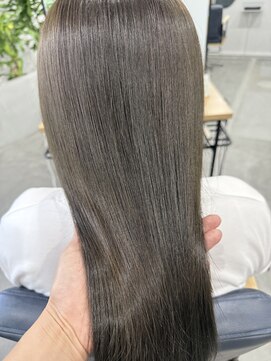 オアシス アン(oasis-un) ノンダメージカラーオリーブグレージュ