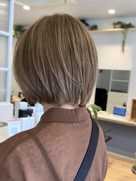 コノアラボ 守谷店(Conoah labo) くびれヘア/アプリコットオレンジ/ハイライトカラー/守谷/白髪