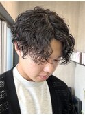 波巻きパーマ/波打ちパーマ