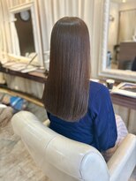ヘアデザインスペース イチエ(hair design space i chi e) まるで素髪!乾かすだけで再現できるツヤ髪ストレートロング