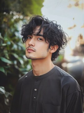 プラス ファースト ヘア(Plus 1st) スパイラル×無造作マッシュ