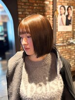 OX CREATION 椥辻 オックスクリエーション&nbsp;顔周りレイヤーボブ/ボブ/顔まわり/レイヤー/20代30代40代