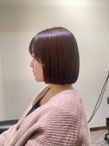 クリック(Click)&nbsp;着物ヘア/大人ガーリー/ダークアッシュ/似合わせカット/小倉