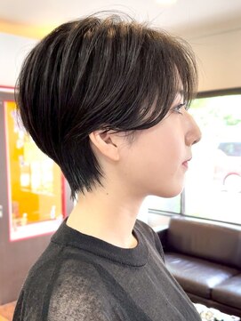 ヴィスト バイ レボ(VIST by REVO) ピンクベージュ/アンブレラカラー/クールショート/前髪/新松戸