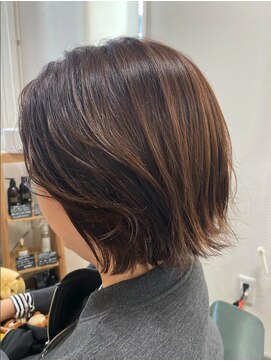 ヘアアトリエ ナイン 岡部店(hair atelier nine) ヘッドスパ/バーガンディ/バズカット/ブルーブラウン/福島市